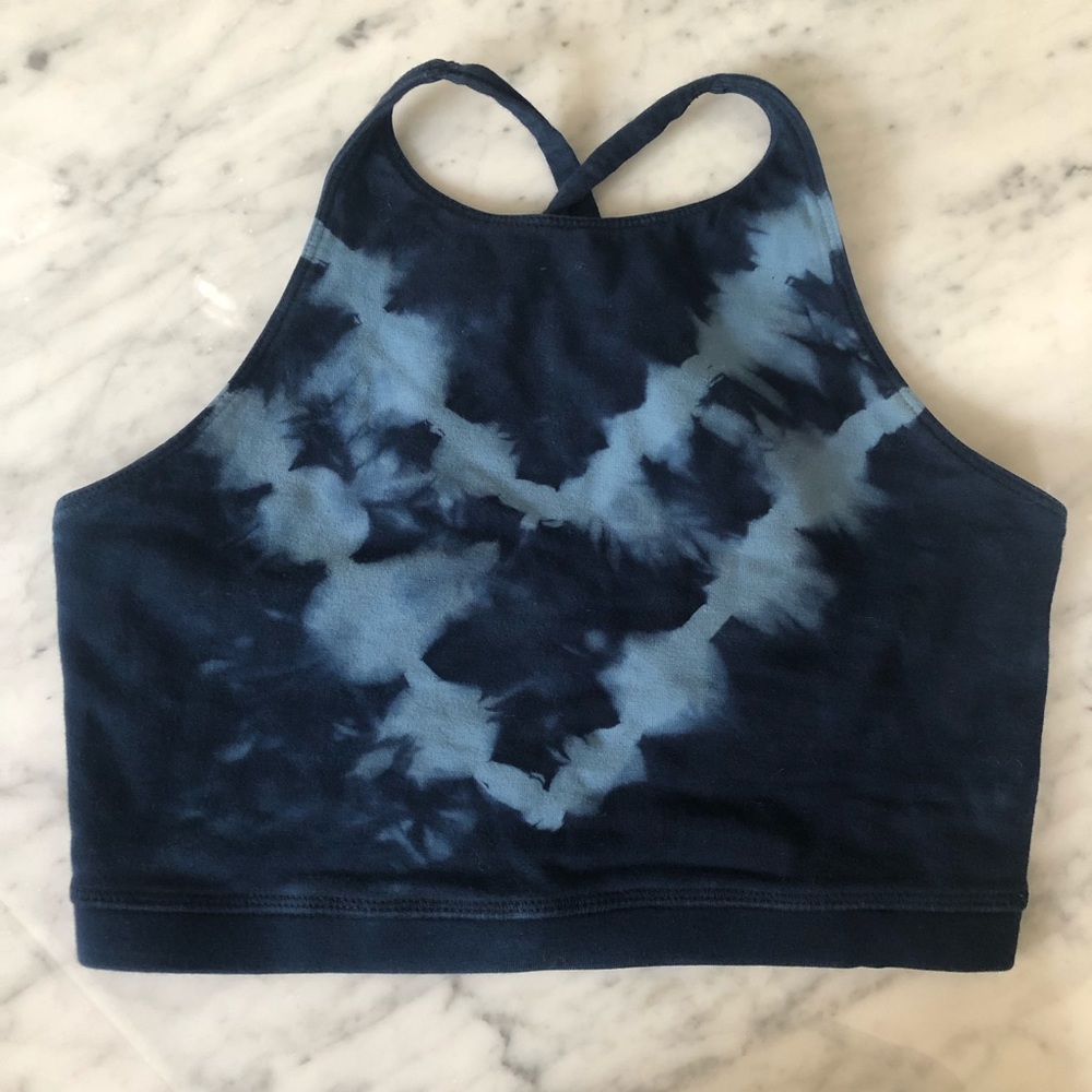 Electric & rose Grayson crop top / bra